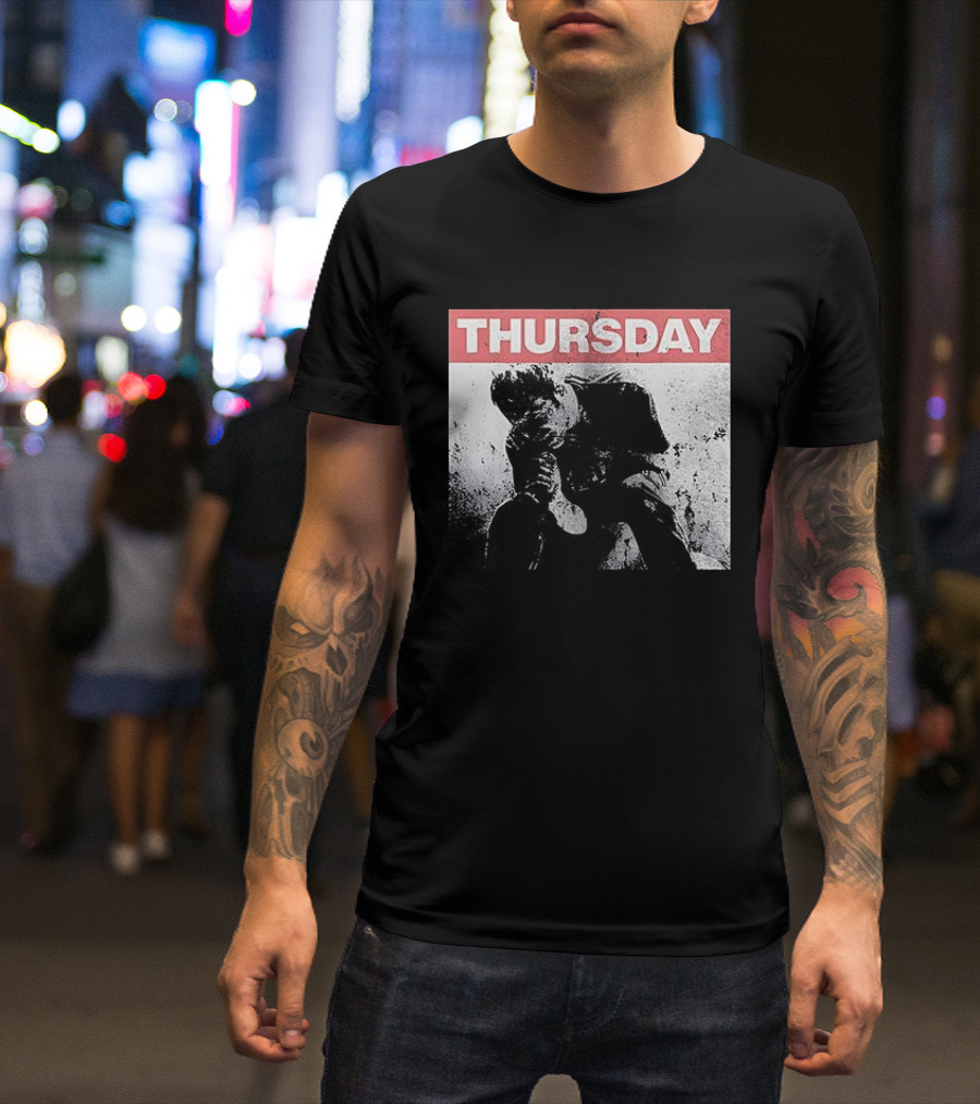 Thursday Sitting Alone In The Dark Of The Stadium Grunge T-Shirt