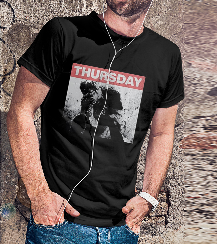 Thursday Sitting Alone In The Dark Of The Stadium Grunge T-Shirt