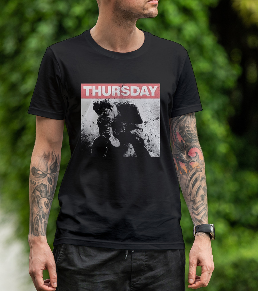 Thursday Sitting Alone In The Dark Of The Stadium Grunge T-Shirt
