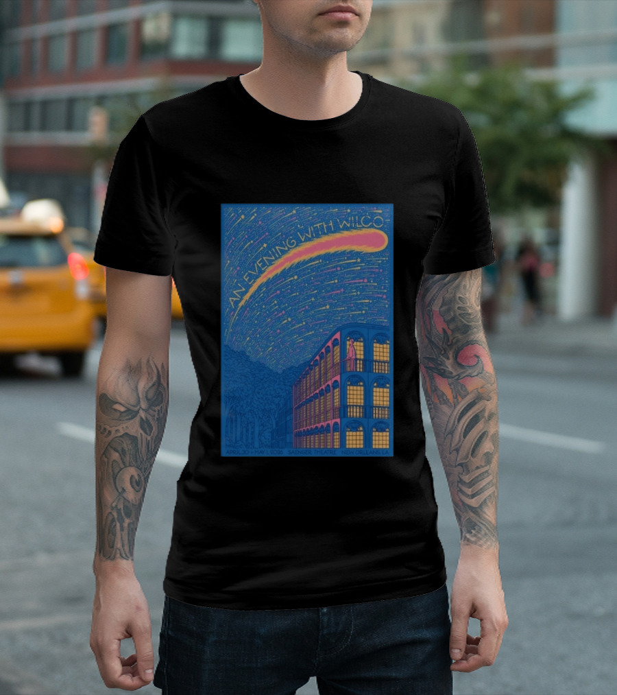An Evening With Wilco Saenger Theatre New Orleans April 30 May 1 2026 T-Shirt