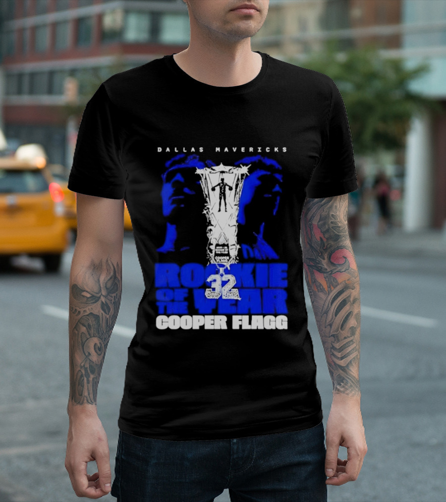 Dallas Mavericks Rookie Of The Year 2026 Cooper Flagg 32 T-Shirt