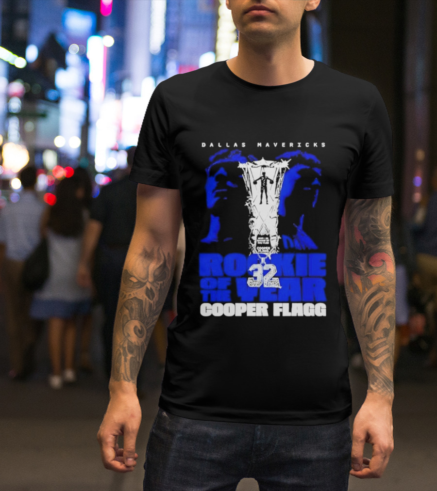 Dallas Mavericks Rookie Of The Year 2026 Cooper Flagg 32 T-Shirt