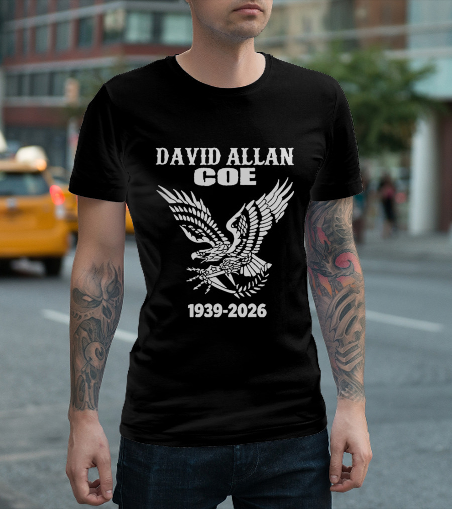 David Allan Coe 1939 2026 Eagle T-Shirt
