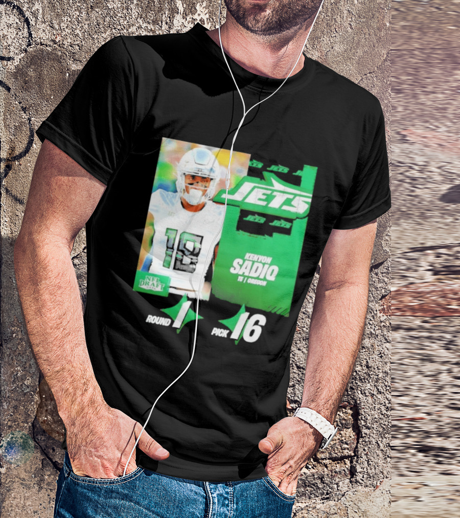 New York Jets Draft Kenyon Sadiq Pick 16 Round 1 2026 NFL Draft T-Shirt