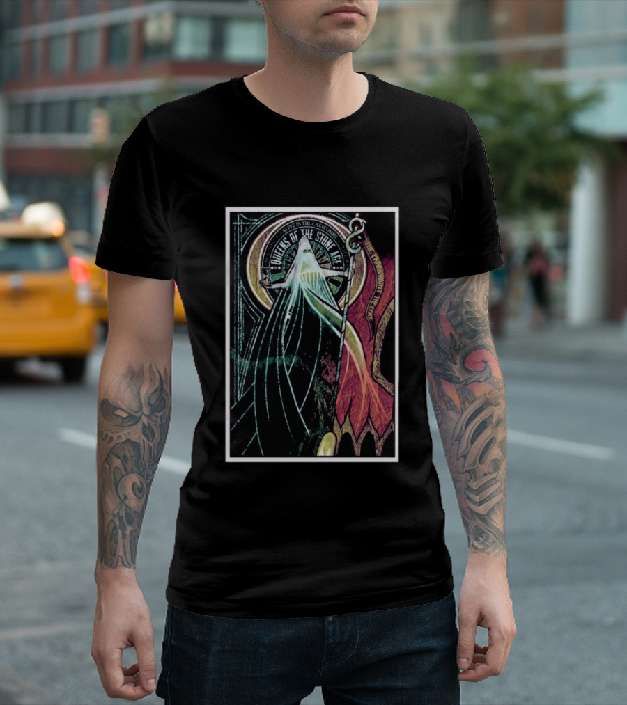Queens Of The Stone Age Alive In The Catacombs Tour Seattle April 29 2026 T-Shirt