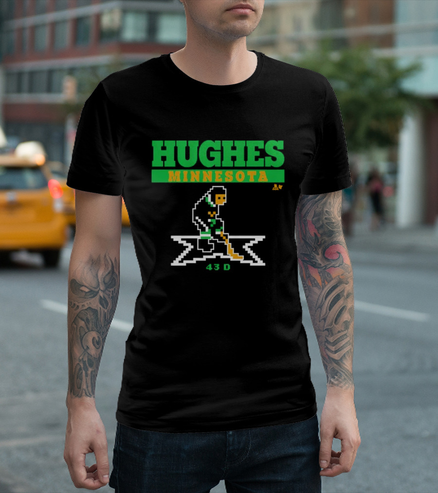 Hughes Minnesota Vintage 43 Hockey T-Shirt
