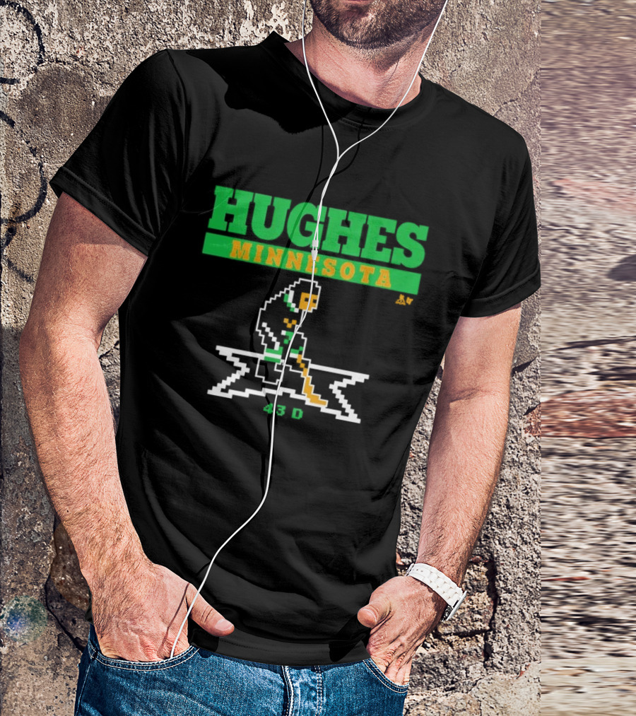 Hughes Minnesota Vintage 43 Hockey T-Shirt