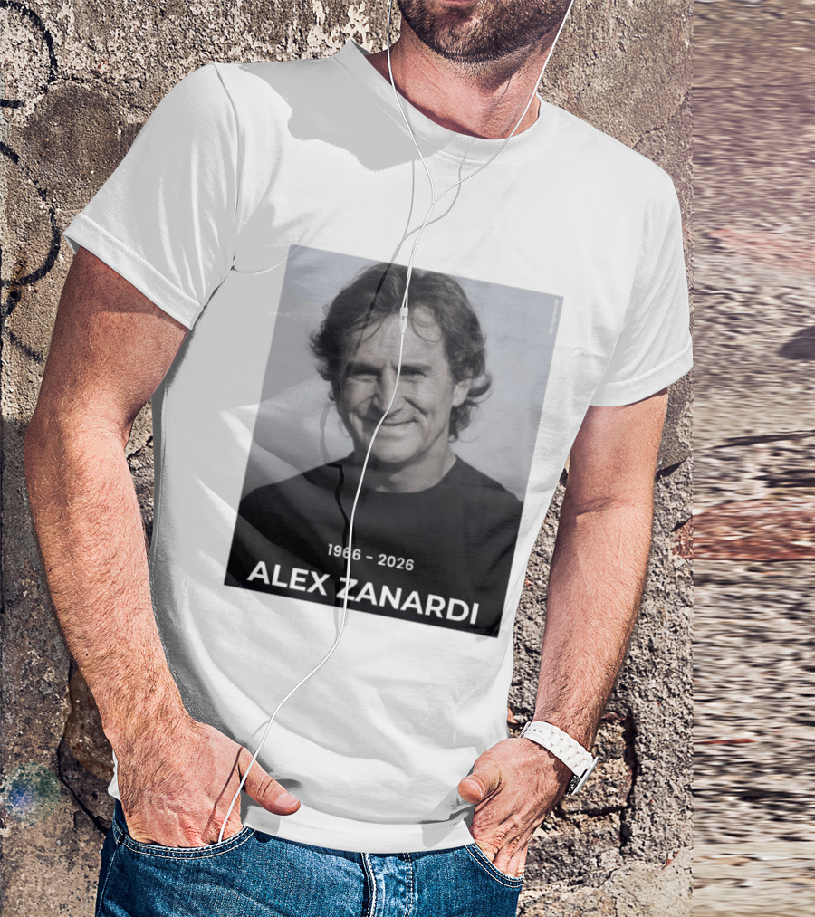1966 2026 Alex Zanardi Con Profondo Dolore La Famiglia Comunica La Scomparsa Di Alessandro Zanardi T-Shirt