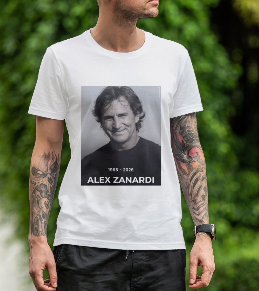 1966 2026 Alex Zanardi Con Profondo Dolore La Famiglia Comunica La Scomparsa Di Alessandro Zanardi T-Shirt