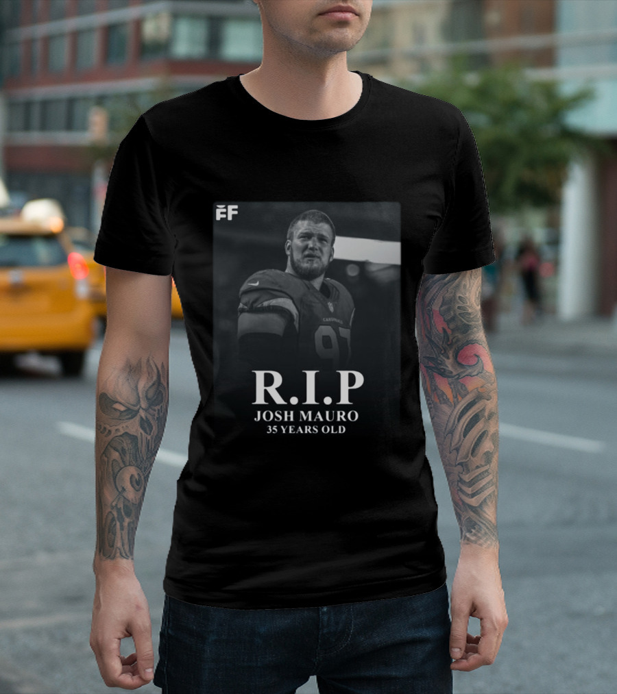 RIP Josh Mauro 97 Cardinals Tribute FF Logo 35 Years Old T-Shirt