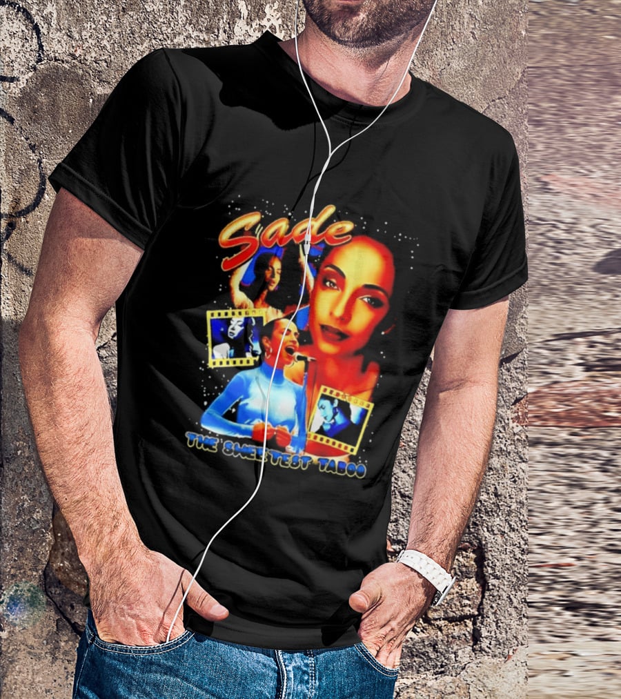 Sade The Sweetest Taboo Music Icon Montage T-Shirt
