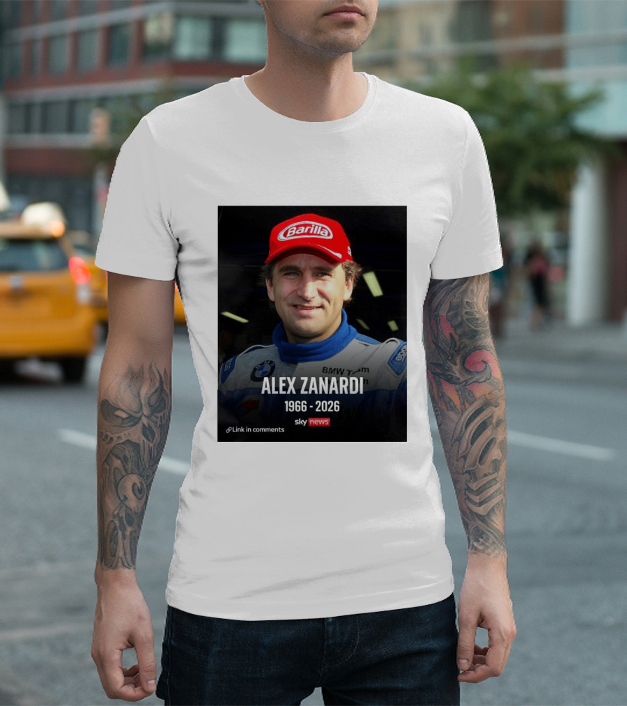 Die Sportwelt Trauert Um Ein Ganz Großes Vorbild Ruhe In Frieden Alex Zanardi 1966 2026 BMW Team Racing Sky News Barilla T-Shirt