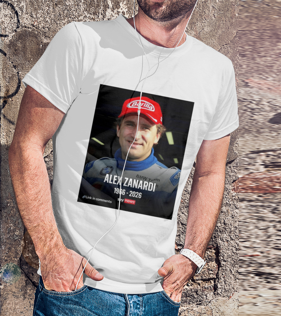 Die Sportwelt Trauert Um Ein Ganz Großes Vorbild Ruhe In Frieden Alex Zanardi 1966 2026 BMW Team Racing Sky News Barilla T-Shirt
