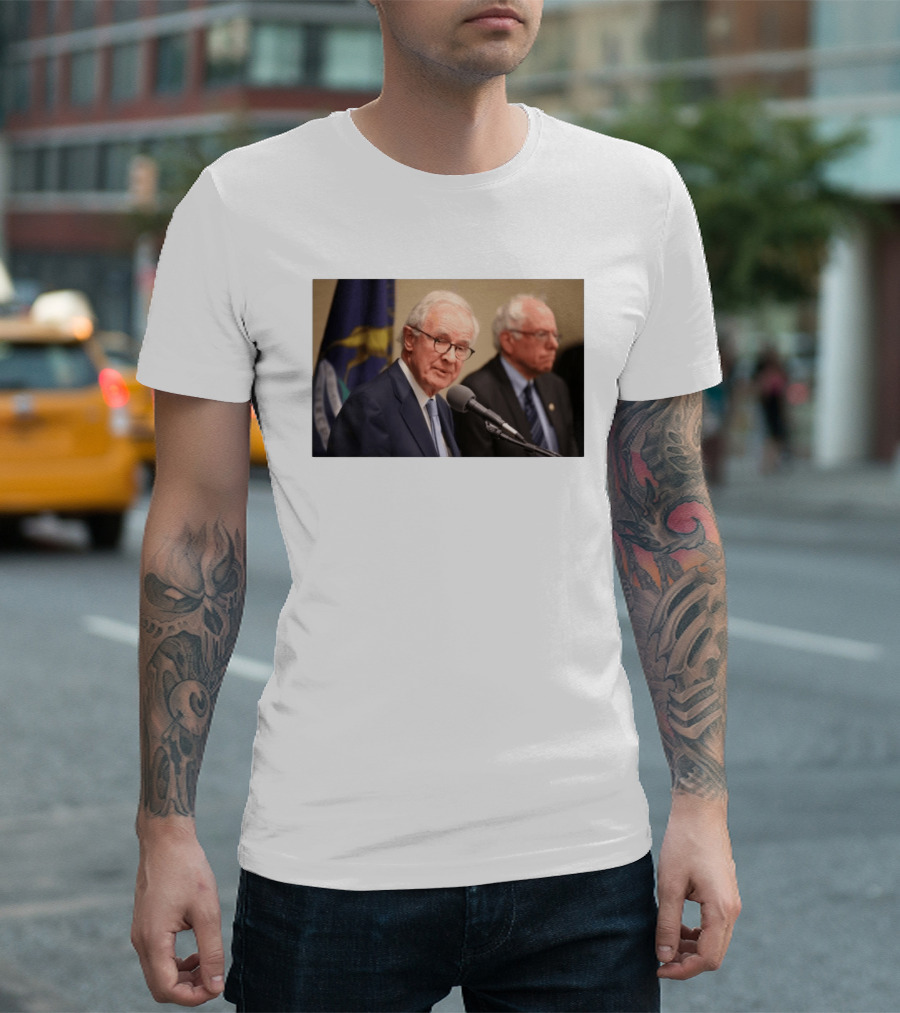 Donald W. Riegle Michigan Political Legacy Speaker Event With Bernie Sanders T-Shirt
