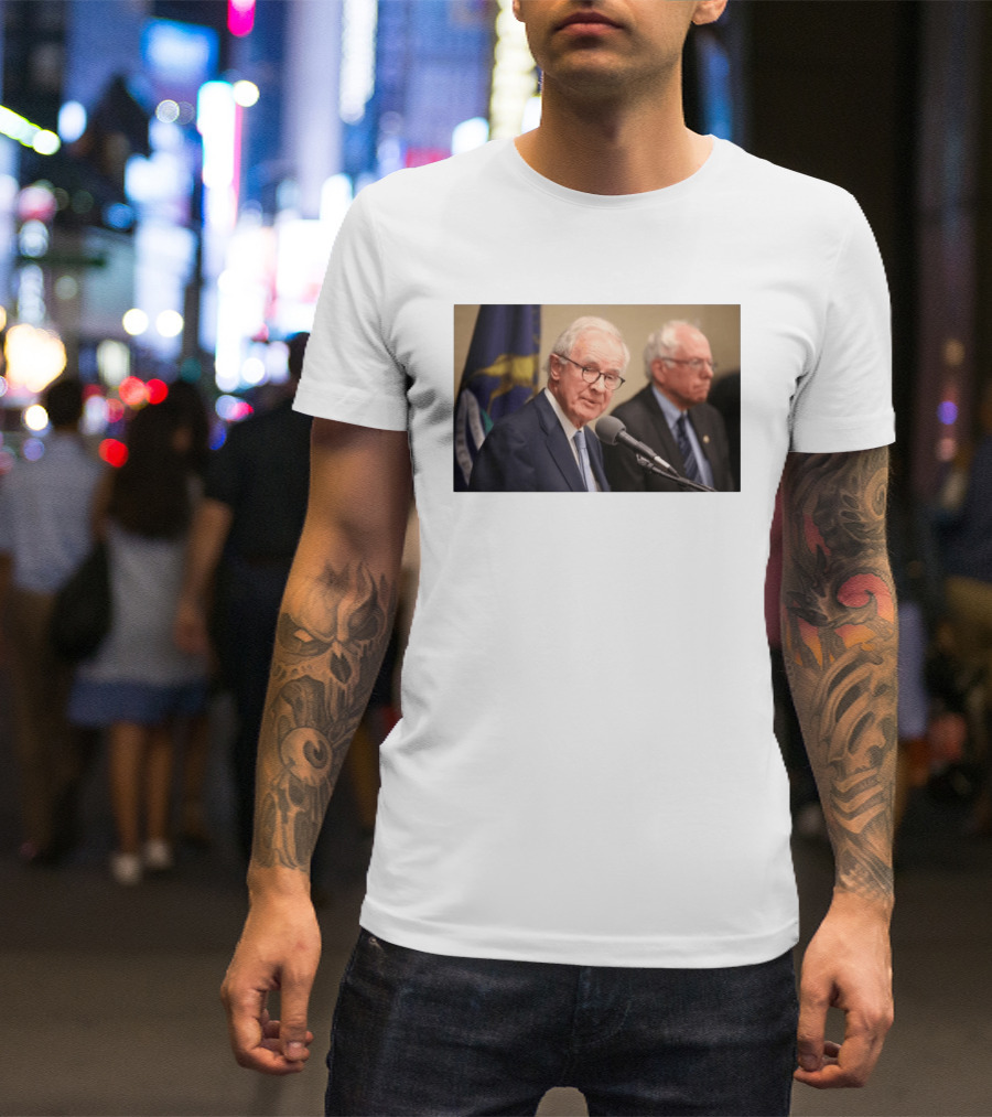 Donald W. Riegle Michigan Political Legacy Speaker Event With Bernie Sanders T-Shirt