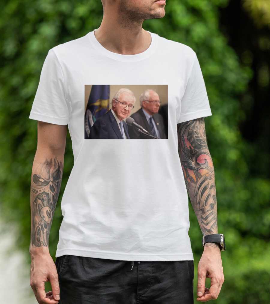 Donald W. Riegle Michigan Political Legacy Speaker Event With Bernie Sanders T-Shirt