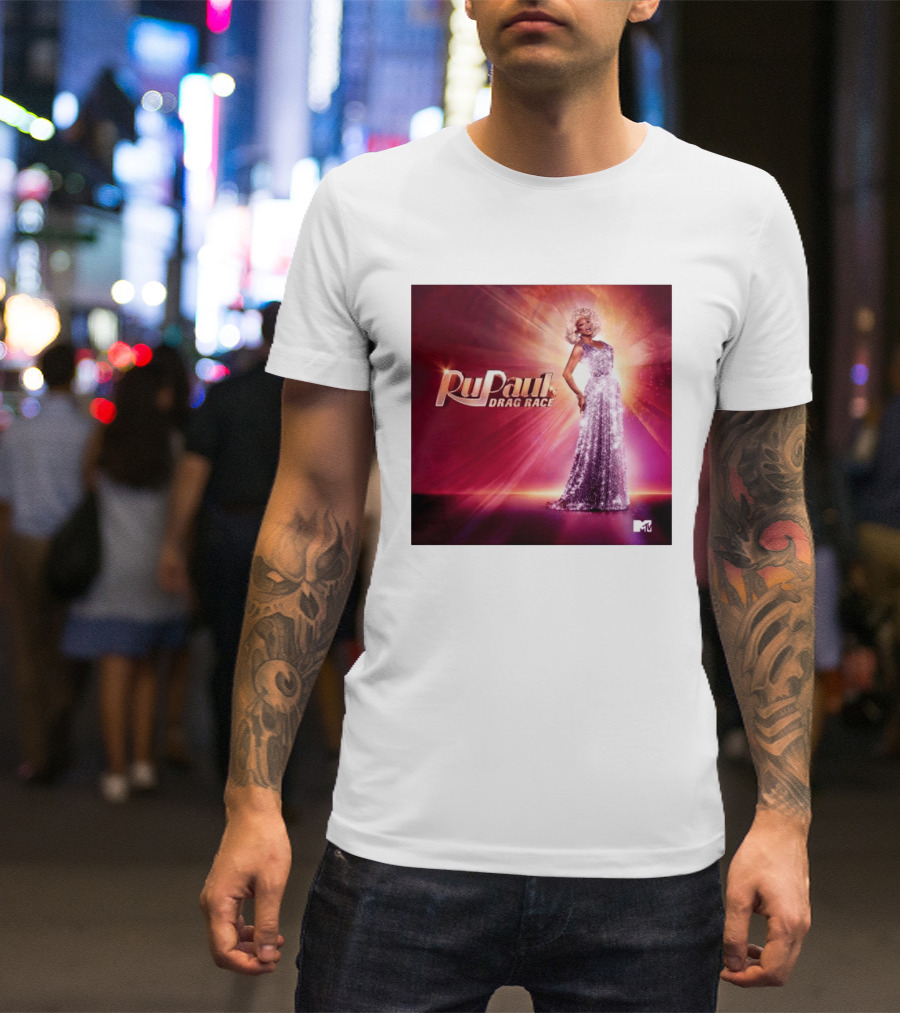 RuPaul's Drag Race Season 18 2026 MTV Bright Lights Glamor And Elegance T-Shirt