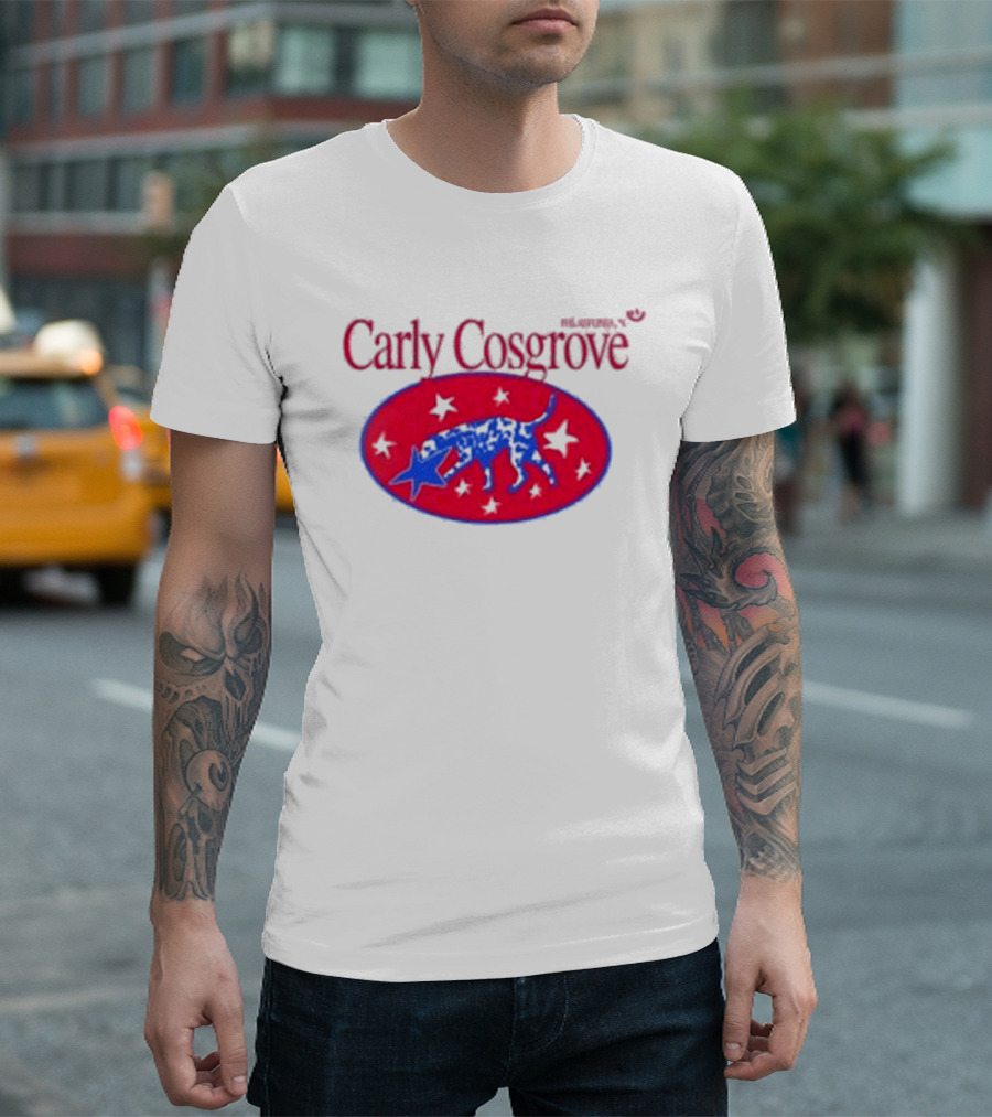 Carly Cosgrove Dog Oval Star T-Shirt