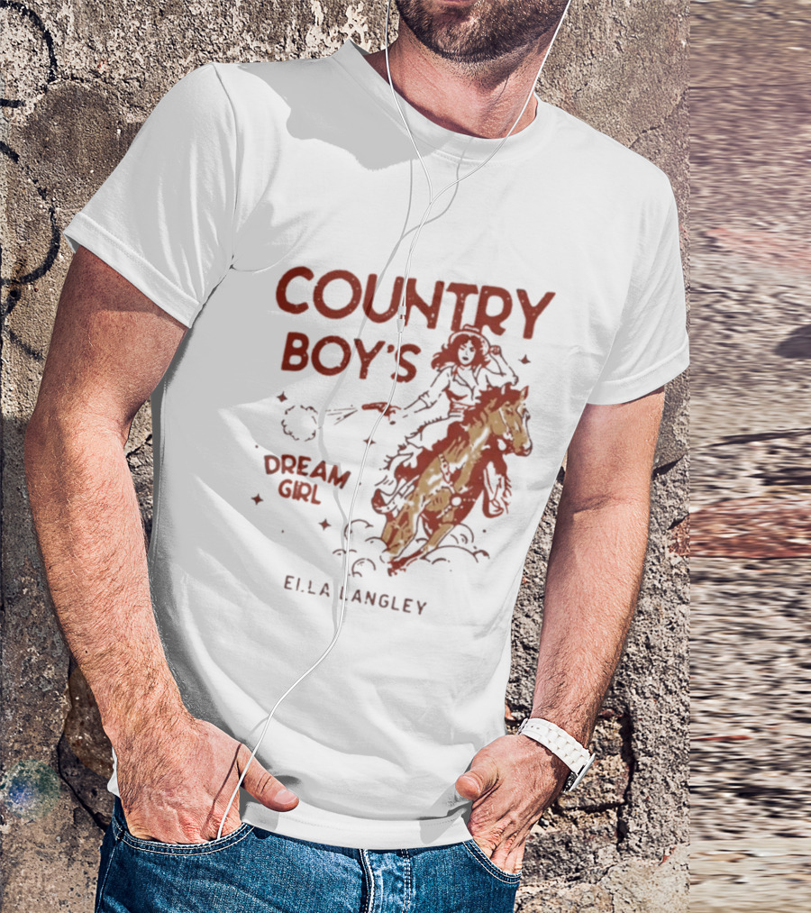 Ella Langley Country Boy's Dream Girl 2026 Riding Horseback Adventure T-Shirt
