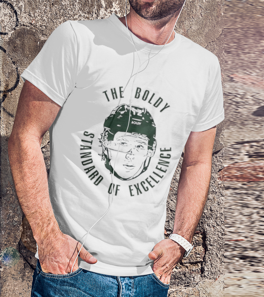 Matt Boldy The Boldy Standard Of Excellence Ice Hockey T-Shirt