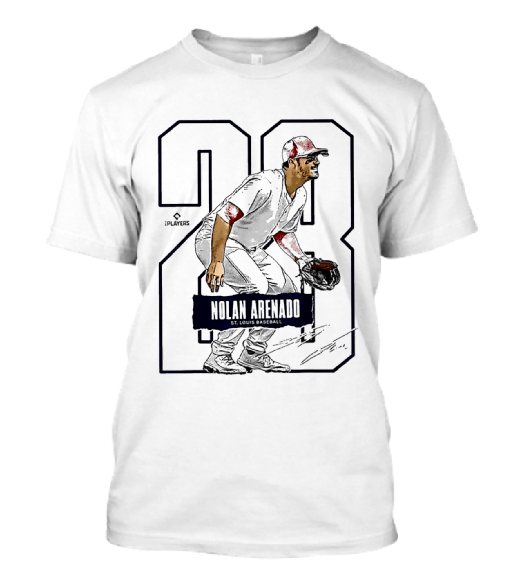 Nolan Arenado 28 ST Louis Baseball Players T-Shirt