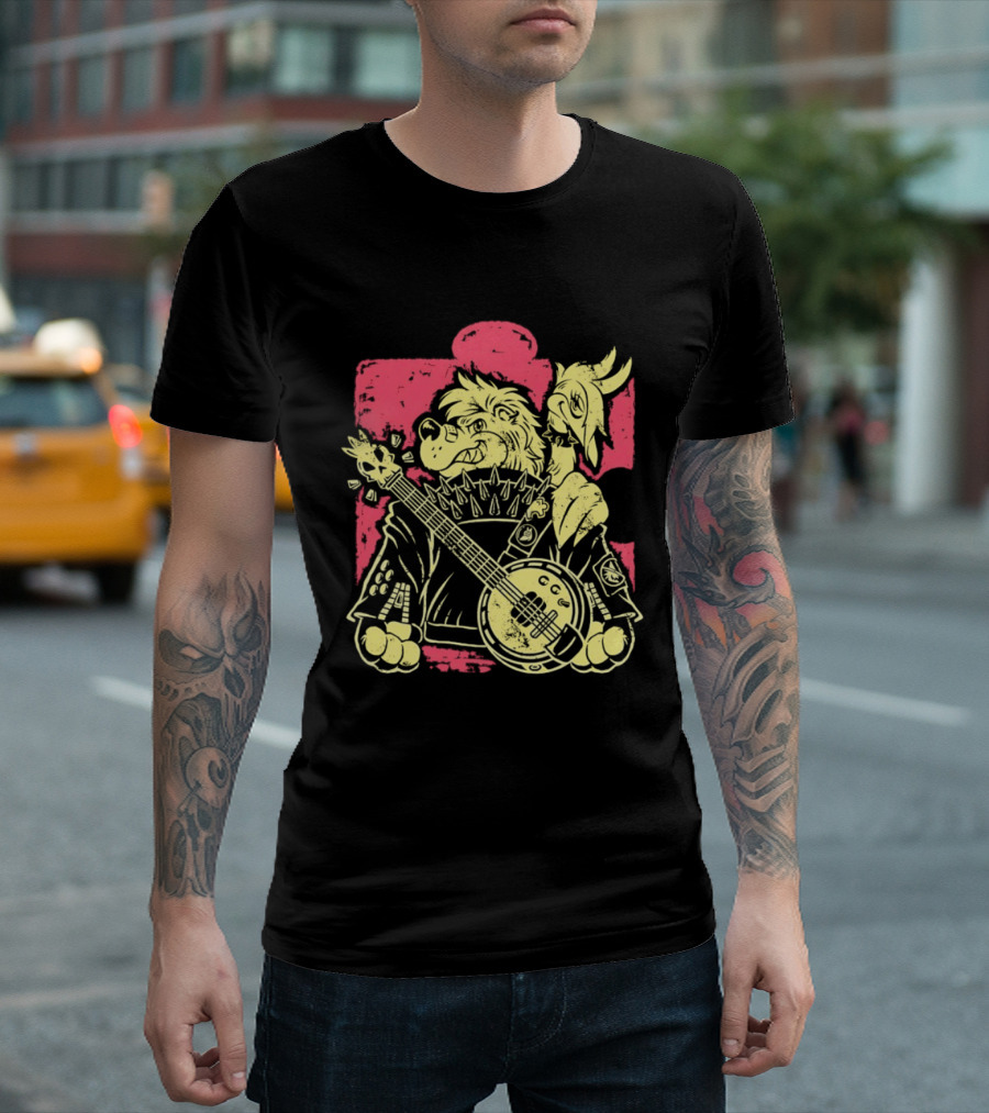 Banjo Kazooie Bluegrass Punk Energy Banjo Bear And Bird T-Shirt