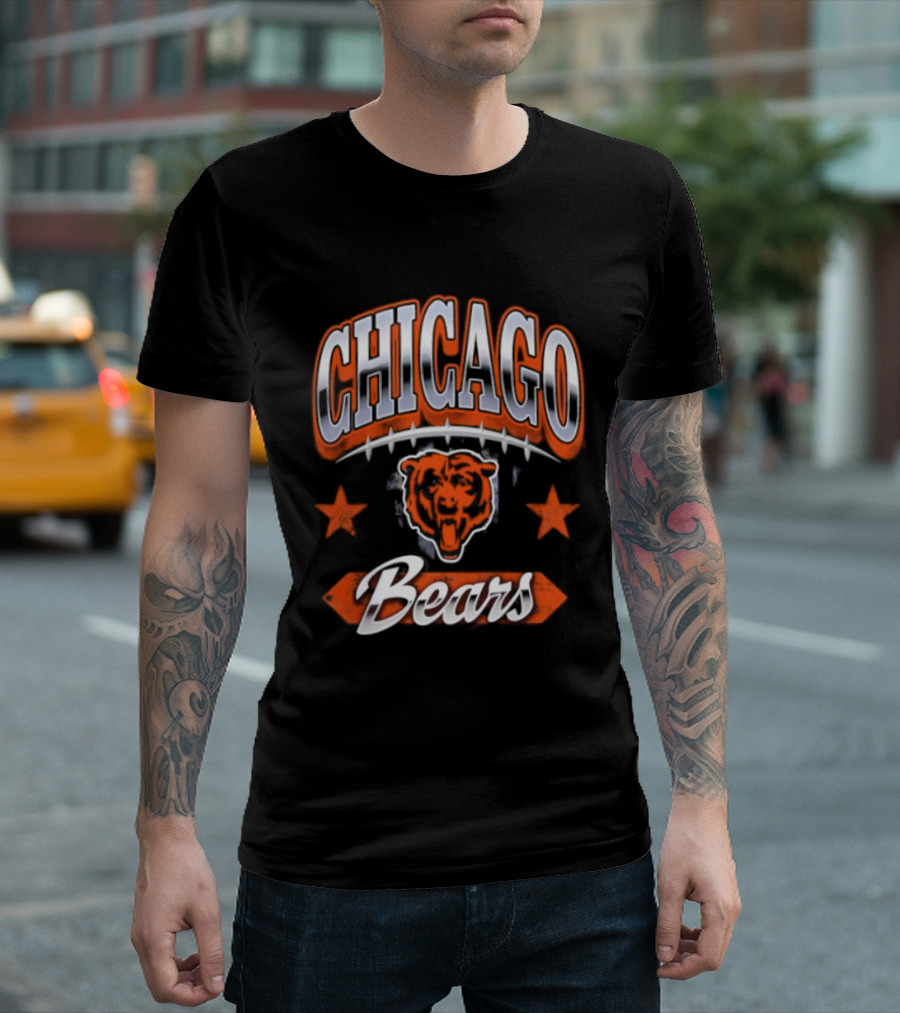 Chicago Bears 2026 Americana Stars Team T-Shirt