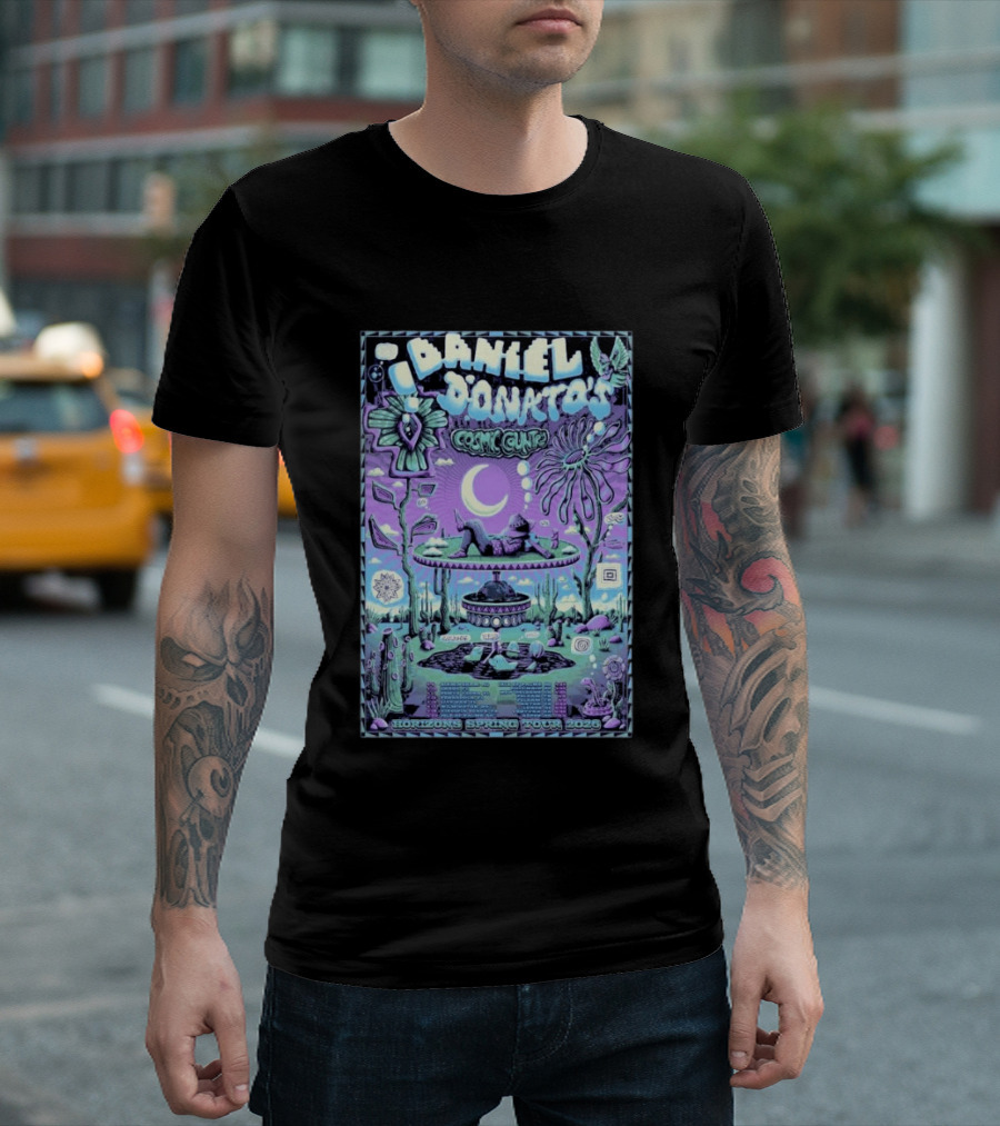 Daniel Donato Cosmic Country Horizons Spring Tour 2026 Psychedelic Landscape T-Shirt