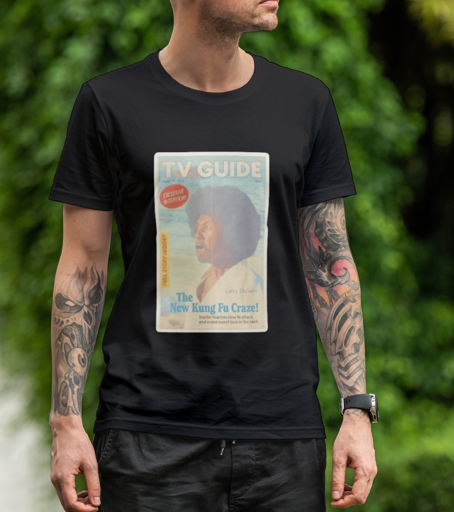 TV Guide Exclusive Interview Larry Dickem The New Kung Fu Craze Full Story Inside T-Shirt