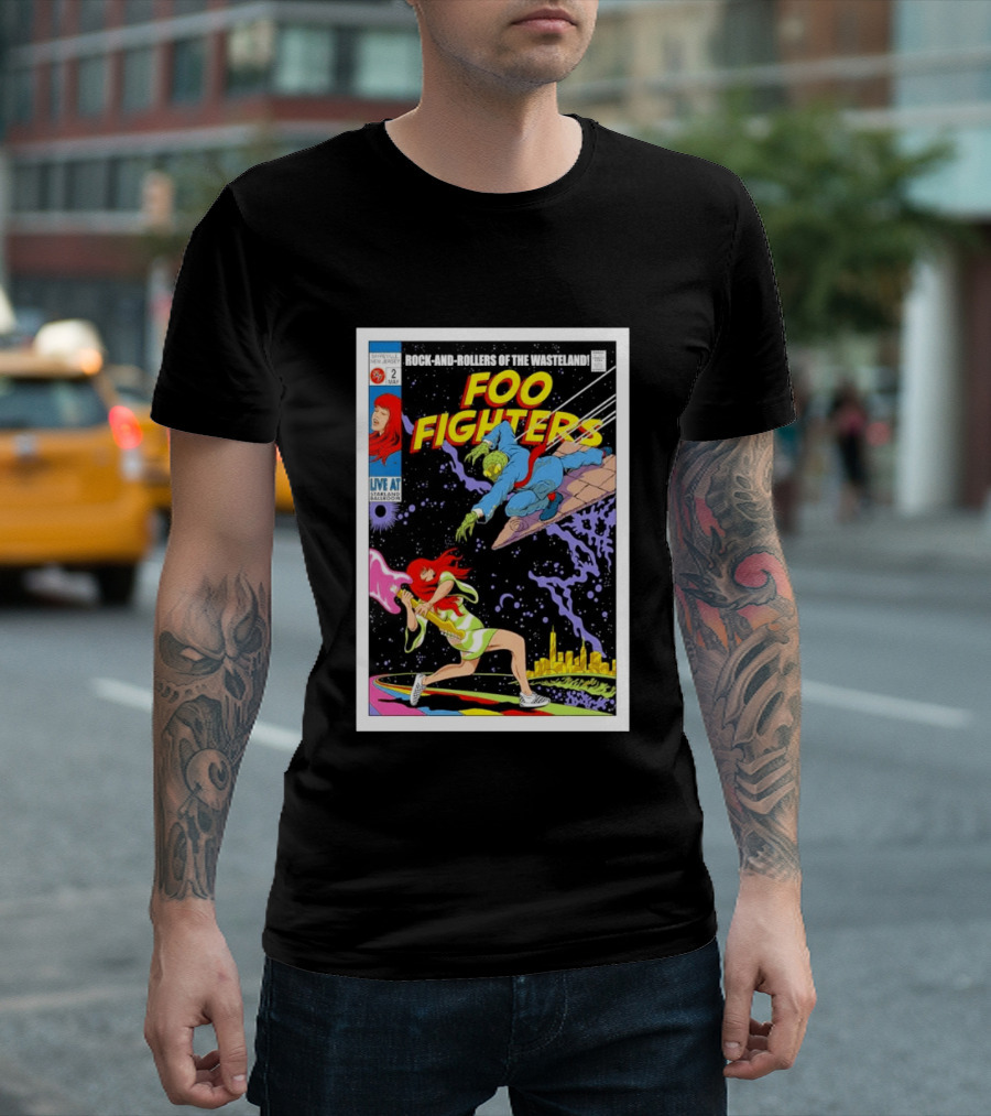 Foo Fighters Rock And Rollers Of The Wasteland Sayreville New Jersey Starland Ballroom May 2 2026 T-Shirt