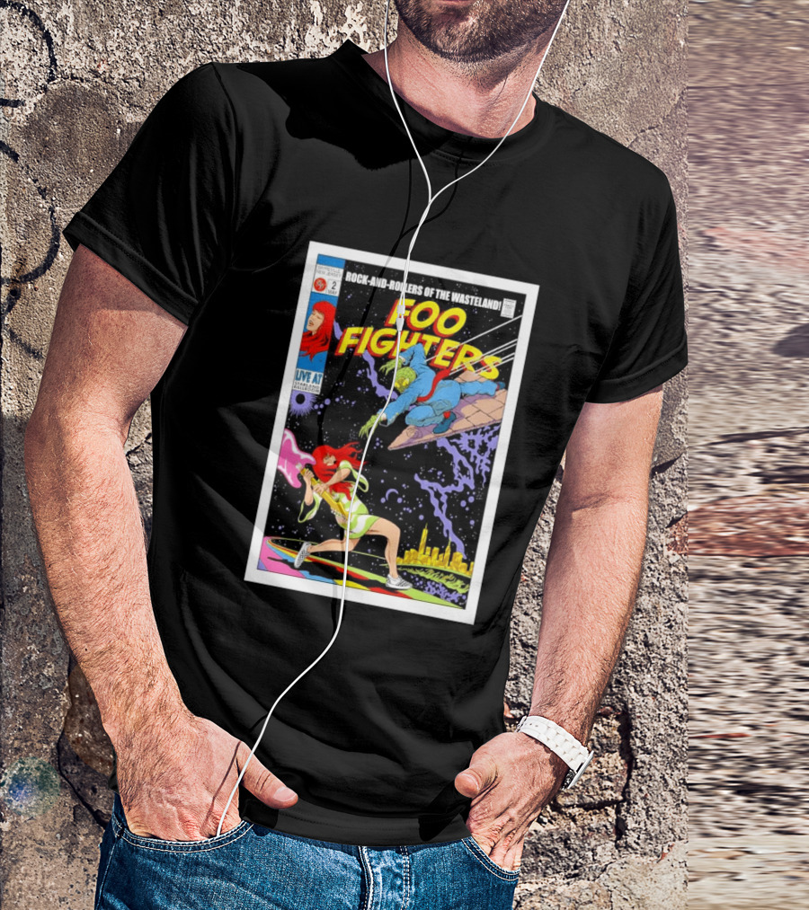 Foo Fighters Rock And Rollers Of The Wasteland Sayreville New Jersey Starland Ballroom May 2 2026 T-Shirt