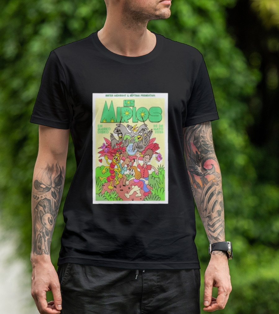 Mister Midnight Y Réptima Presentan Los Mirlos En Marko Disko Tijuana Mayo 30 2026 T-Shirt