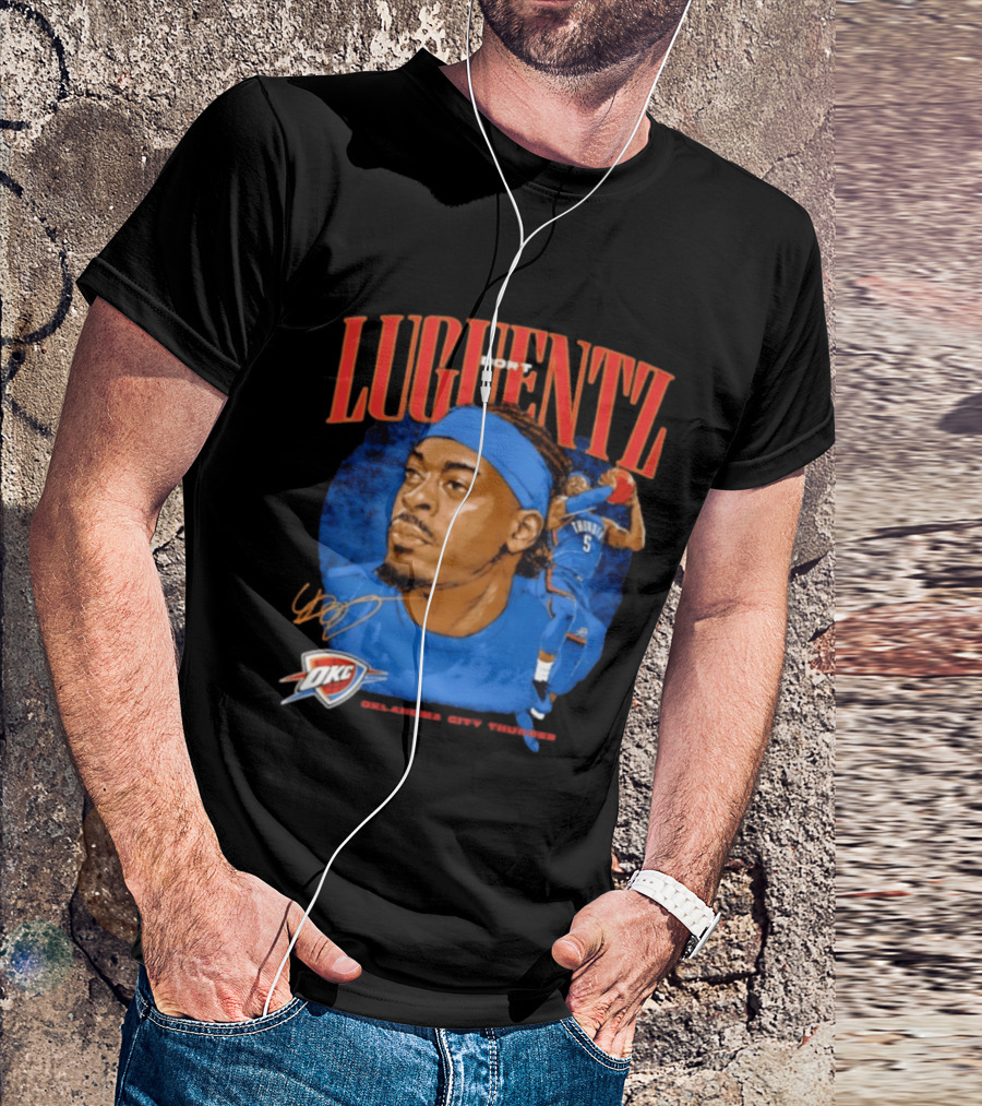 Luguentz Dort Oklahoma City Thunder Basketball OKC Star Player T-Shirt