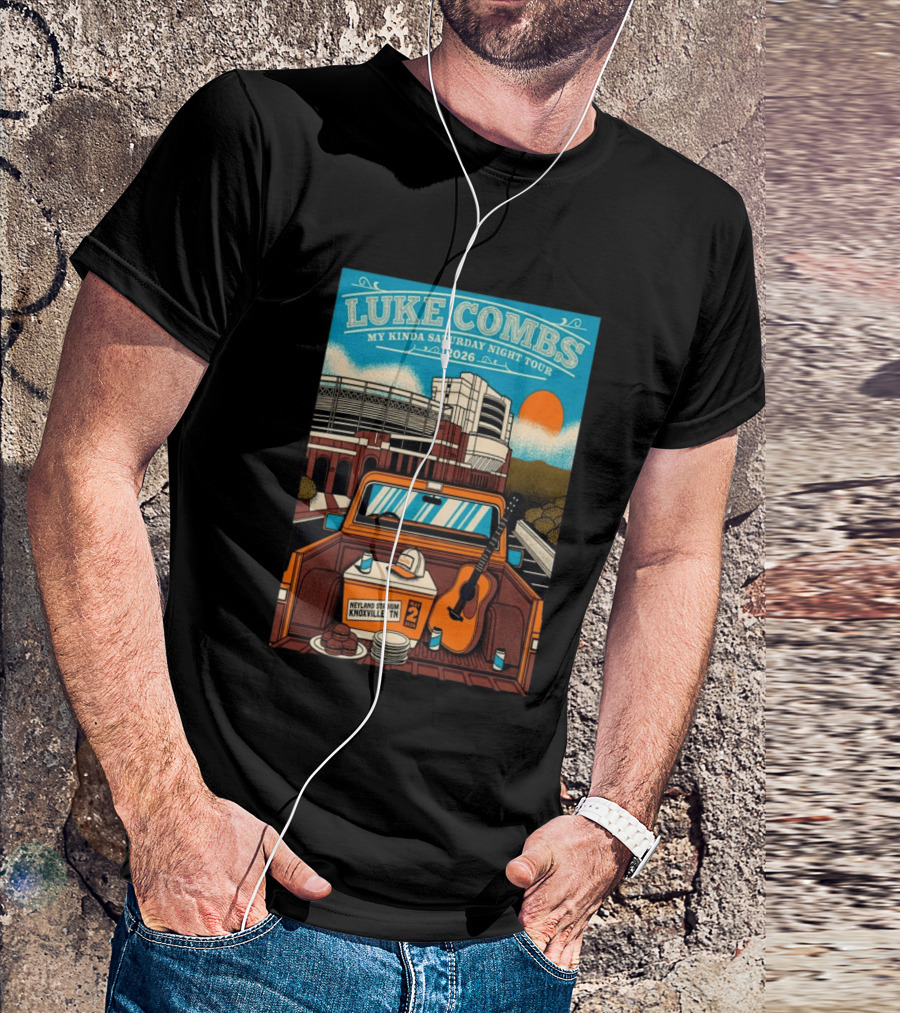 Luke Combs My Kinda Saturday Night Tour 2026 Neyland Stadium Knoxville TN May 02 T-Shirt