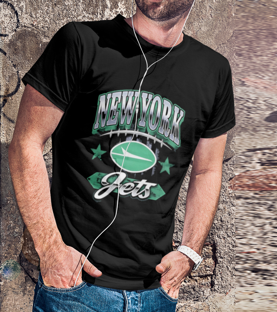 New York Jets Americana 2026 Oval Emblem Stars T-Shirt