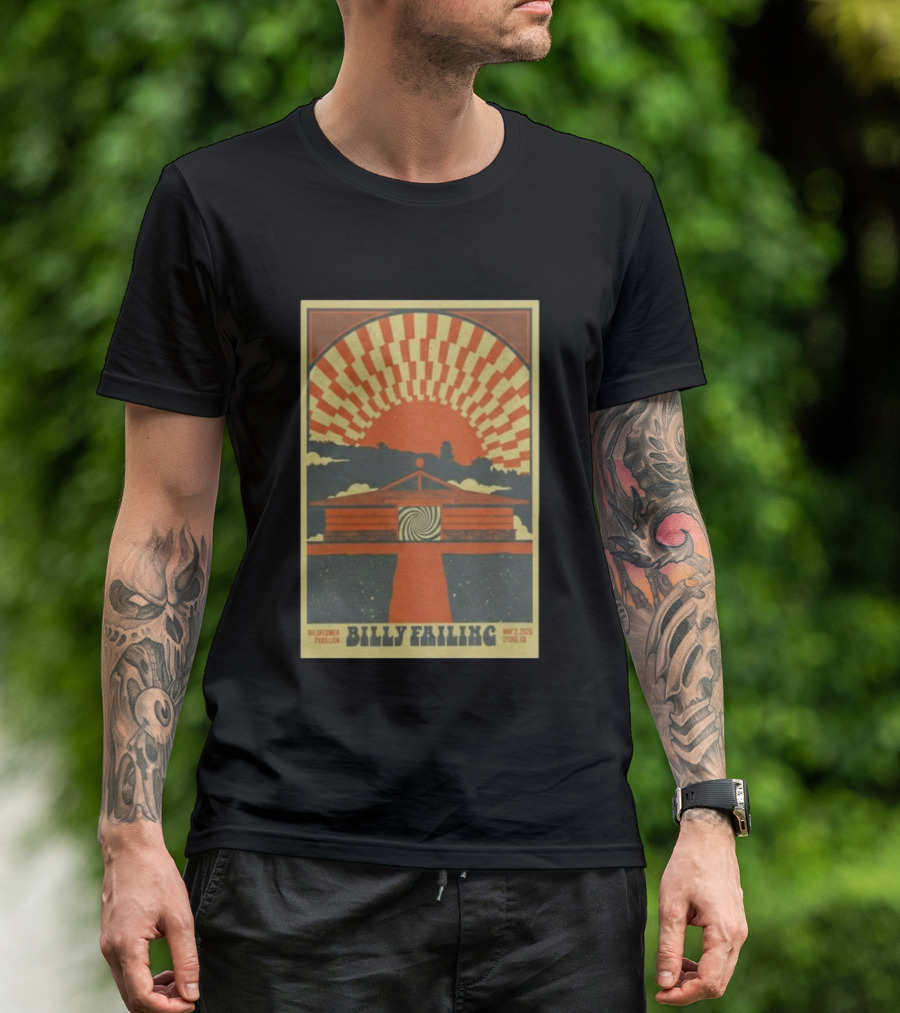 Billy Failing Wildflower Pavilion May 2 2026 Lyons CO T-Shirt