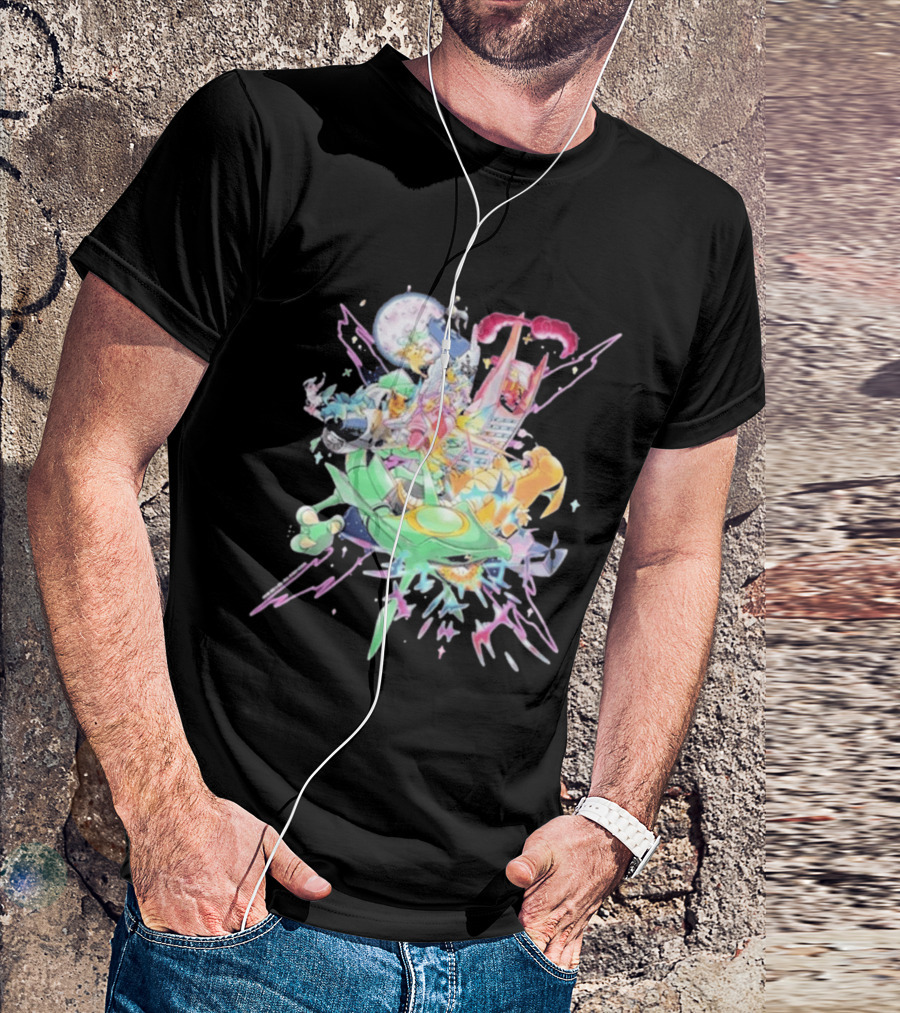 Pokémon Sword Shield Evolving Skies 2026 Vibrant Character Explosion T-Shirt