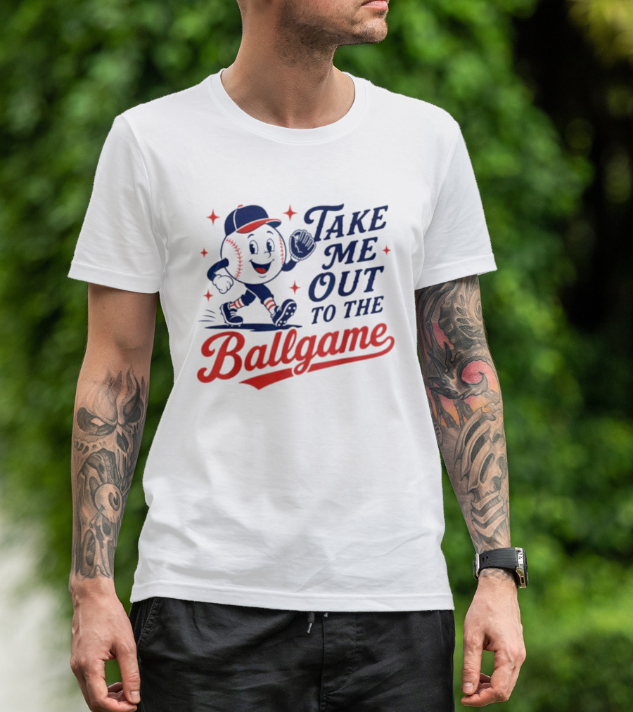 Take Me Out To The Ballgame Baseball T-Shirt