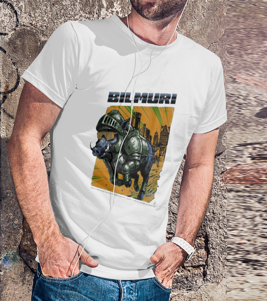 Bilmuri Armored Boar Detroit Skyline The Fillmore May 3 2026 T-Shirt