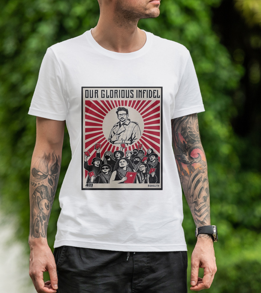 Onolith Collective Our Glorious Infidel 411 Monolith Red Star Revolution T-Shirt