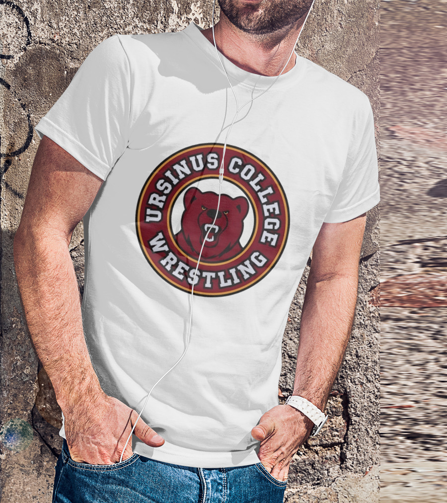 Ursinus College Bear Head Wrestling T-Shirt
