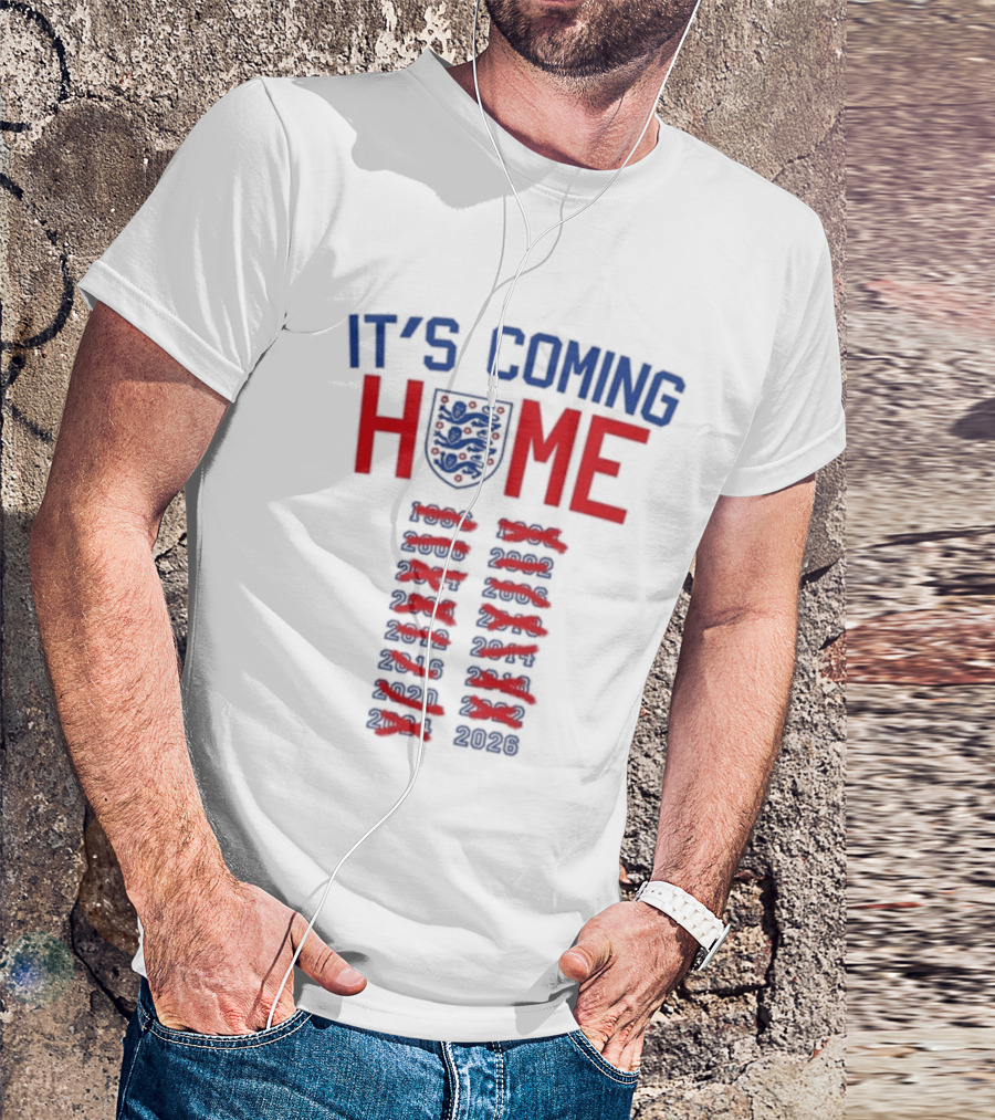 It's Coming Home England Football Anthem 2026 T-Shirt