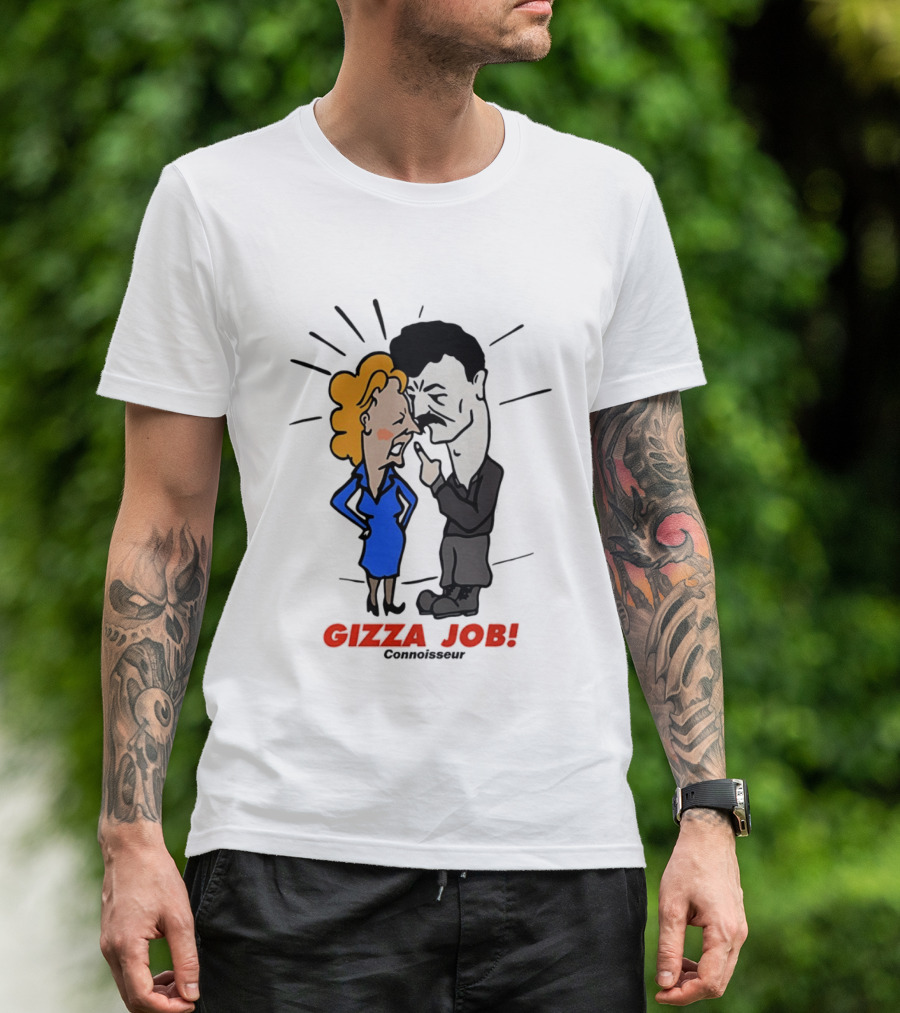 Yosser Hughes Gizza Job Cartoon Illustration By Comictees.com T-Shirt