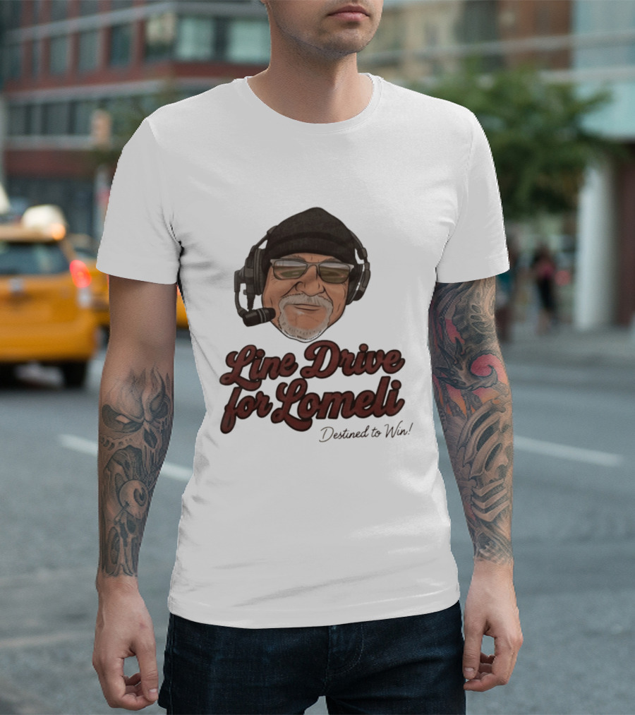 Line Drive For Lomeli Destined To Win T-Shirt