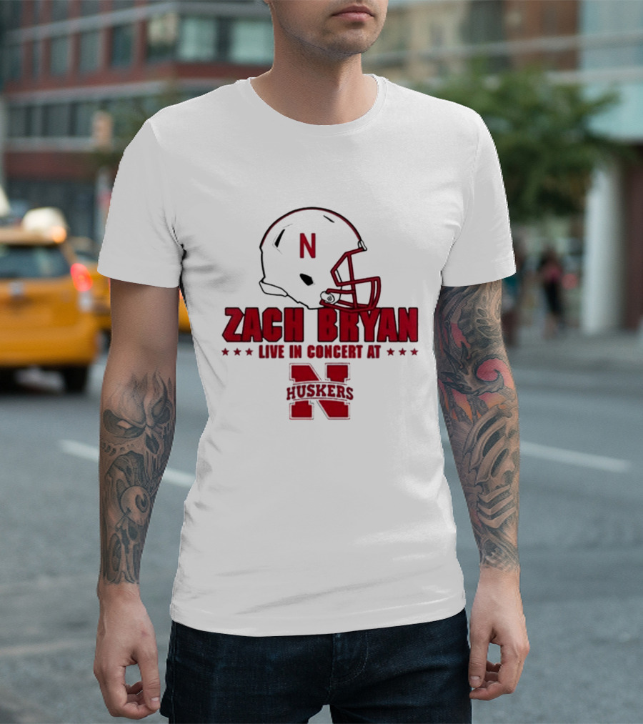 Zach Bryan Live In Concert At Nebraska Huskers 2026 T-Shirt