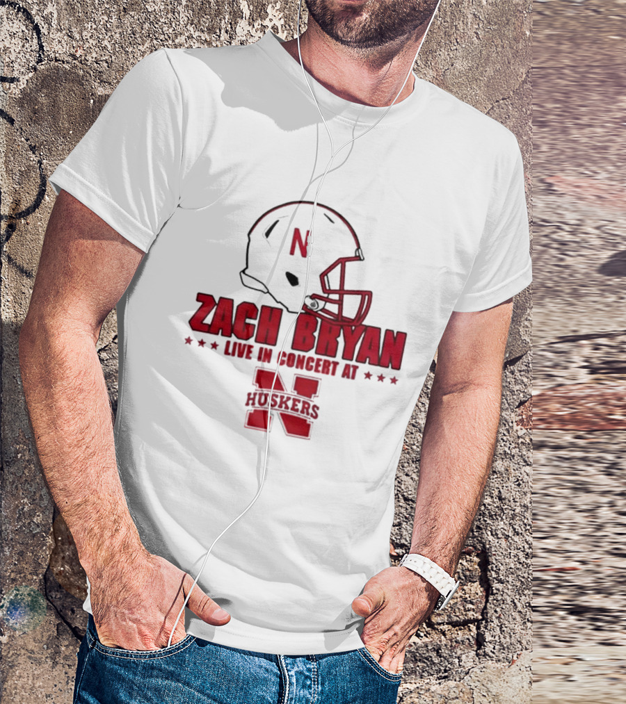 Zach Bryan Live In Concert At Nebraska Huskers 2026 T-Shirt