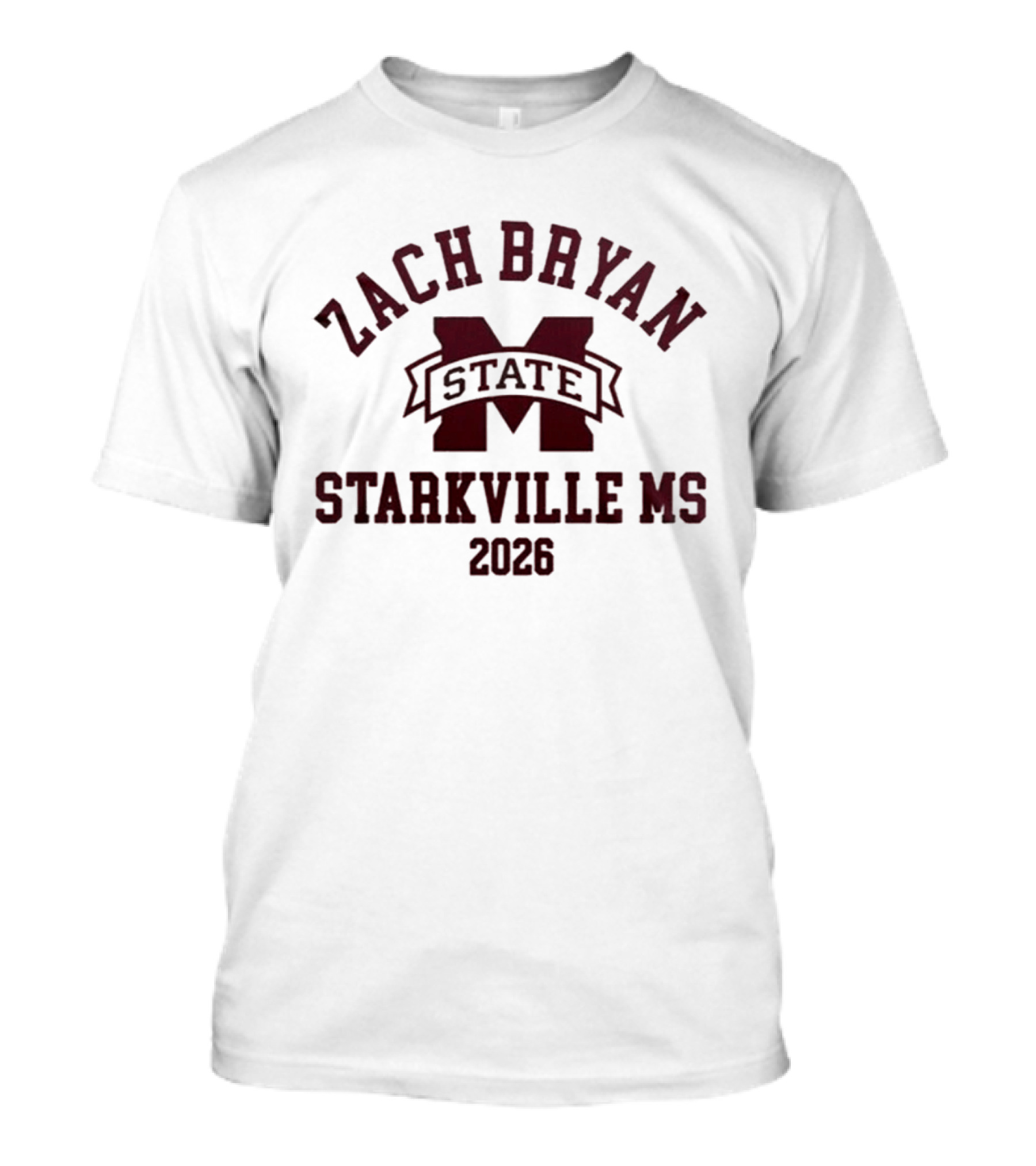 Zach Bryan State Starkville MS 2026 T-Shirt