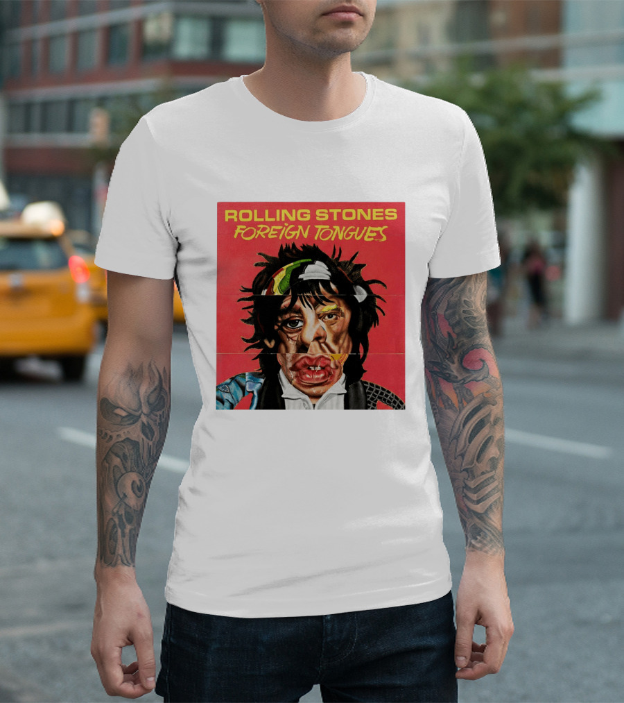 The Rolling Stones Foreign Tongues Album Cover Art 2026 T-Shirt