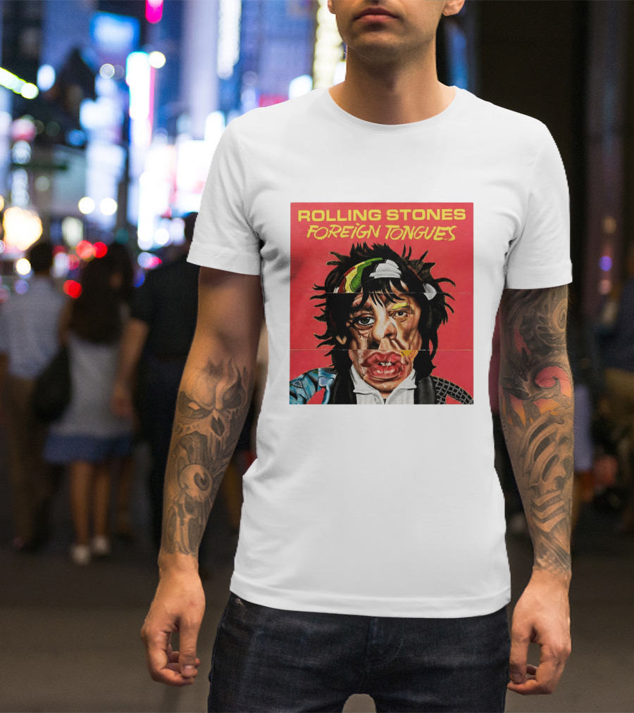 The Rolling Stones Foreign Tongues Album Cover Art 2026 T-Shirt