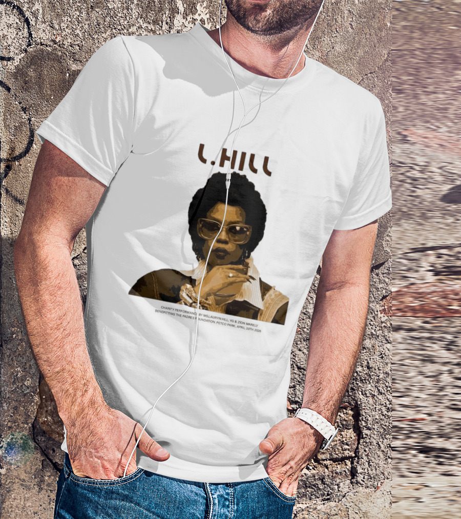 Ms Lauryn Concert Hill MLH Charity Dinner On The Diamond T-Shirt